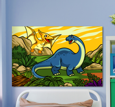 Obraz dla dzieci w Dinozaury Park Jurajski - TenStickers
