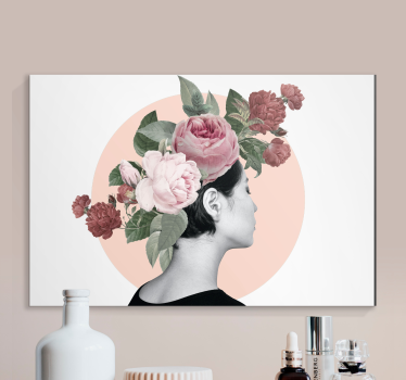 Obraz do domu Portret artystyczny w stylu glamour - TenStickers