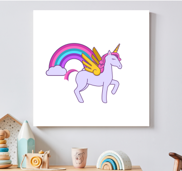 Obraz jednorożce w magicznej fantazji - TenStickers