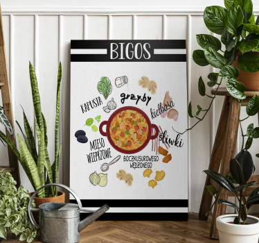 Obraz kuchenny „bigos” - TenStickers