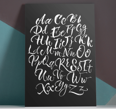 Obraz litery Alfabet w starym stylu - TenStickers