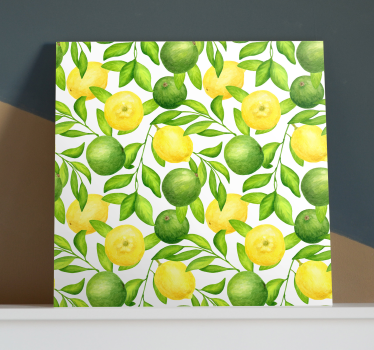 Obraz Martwa Natura Cytryny i limonki - TenStickers