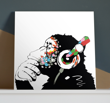 Obraz małpa Banksy - TenStickers