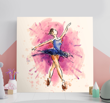 Obraz Balerina malowana - TenStickers