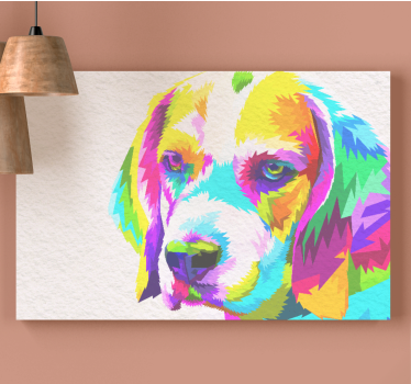 Obraz pies Akwarela beagle - TenStickers