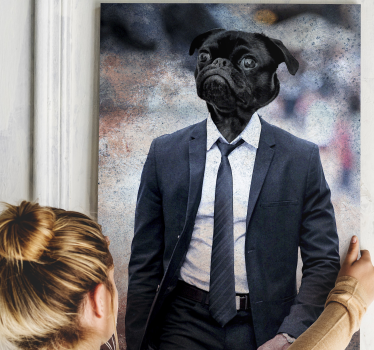 Obraz psy elegancki portret psa - TenStickers