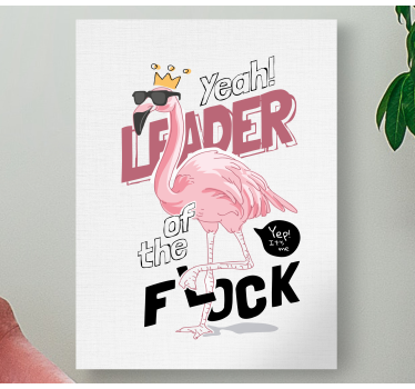 Obraz psy lider w stylu flaminga - TenStickers