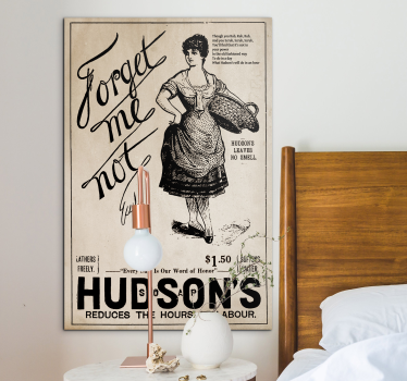 Obraz retro Plakat vintage - TenStickers