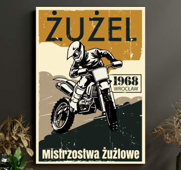 Obraz ruch Rocznik żużlowy - TenStickers