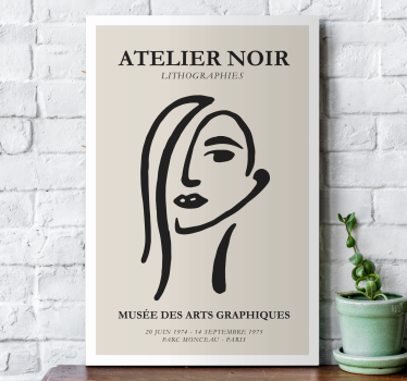 Obraz z postacią Atelier noir - TenStickers