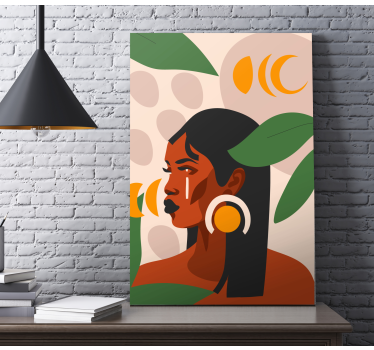 Obraz z postaciami stylowa portret kobiety - TenStickers