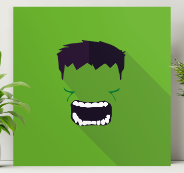 Obraz z superbohaterami Zielony superbohater - TenStickers