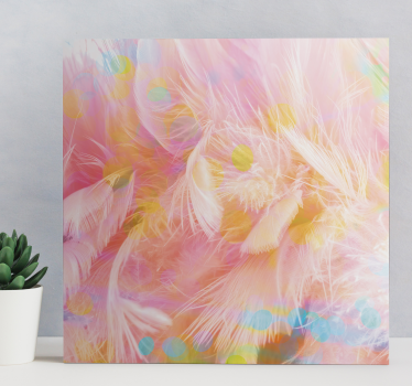 Obrazy do korytarza Plumas colores - TenStickers