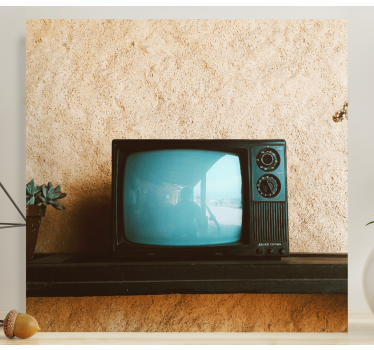 Obraz do salonu Oryginalny telewizor vintage - TenStickers