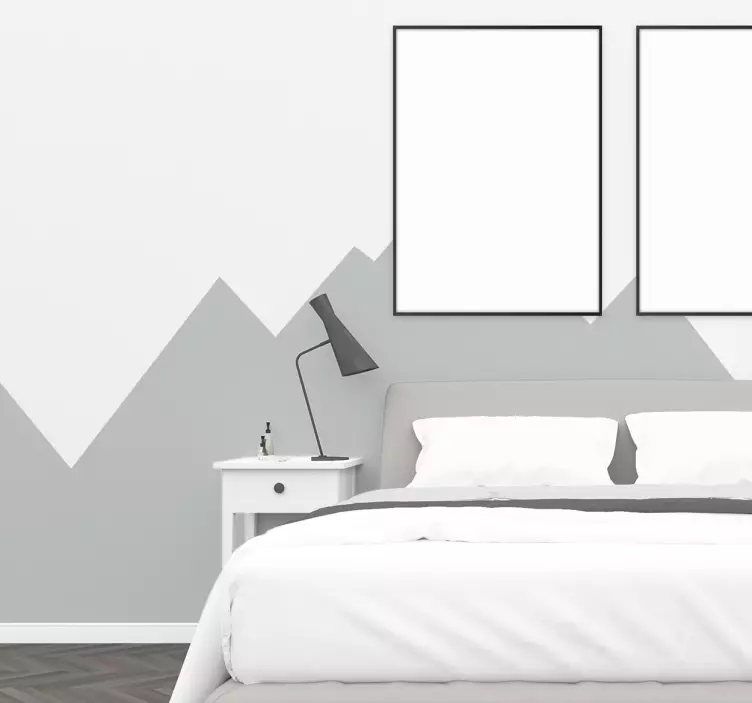 Naklejka na ścianę szlaki górskie - TenStickers