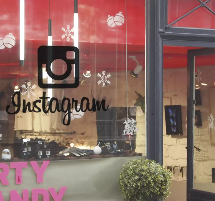 Naklejka logo instagram - TenStickers