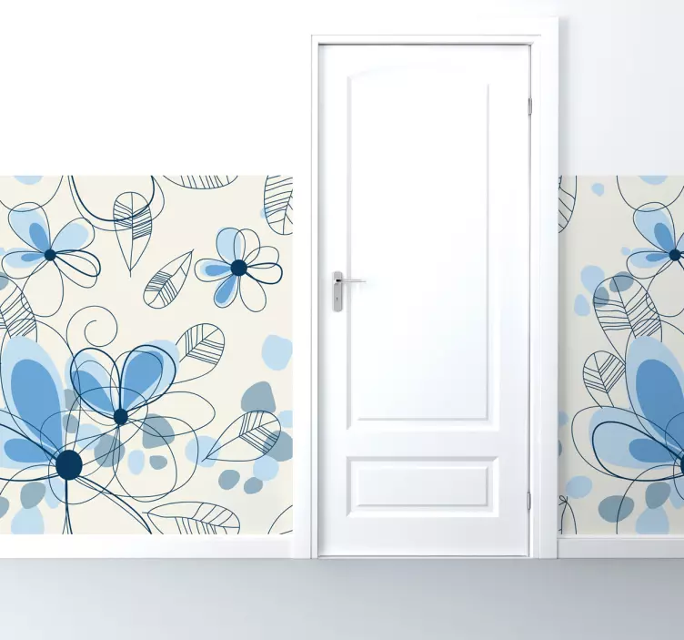 Naklejka na ścianę kwiaty rośliny - TenStickers