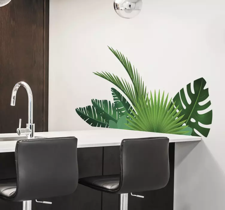 Naklejka tropilana roślinność - TenStickers