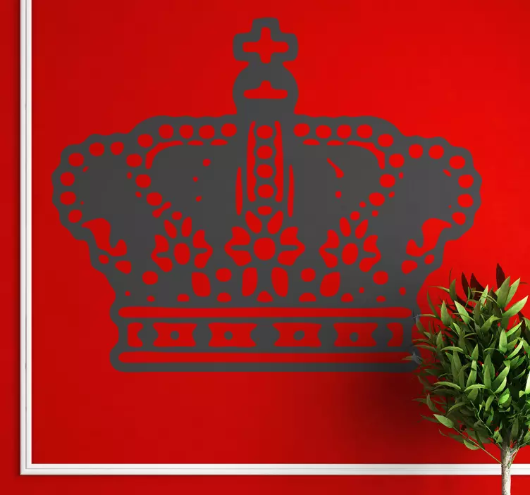 Naklejka dekoracyjna korona - TenStickers