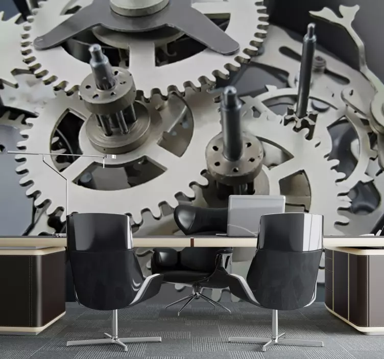 Naklejka dekoracyjna mechanizm 3 - TenStickers