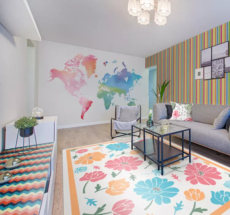 Naklejka na meble w wzór chevron - TenStickers