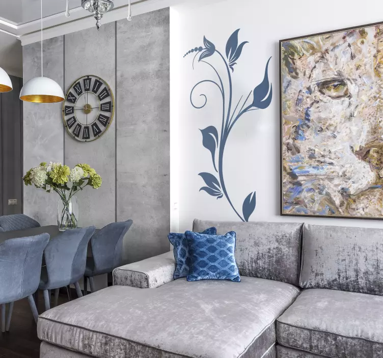 Naklejka dekoracyjna kwiat - TenStickers