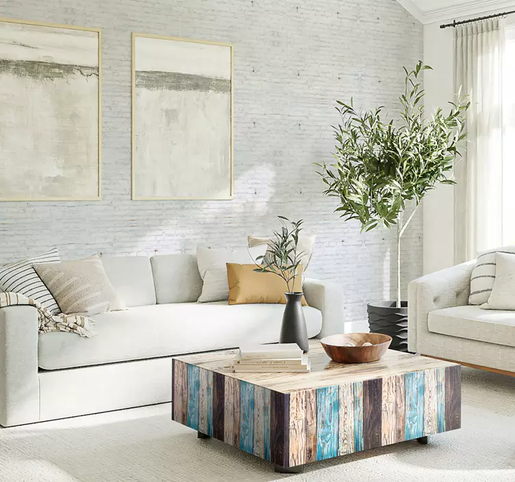 Okleina meblowa Zniszczone deski - TenStickers