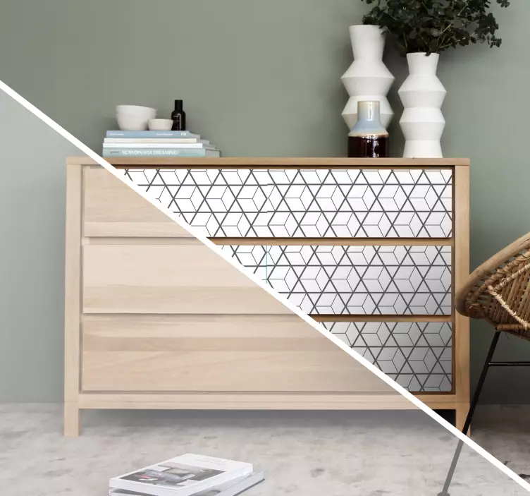 Naklejka na meble z motywami skandynawskimi - TenStickers