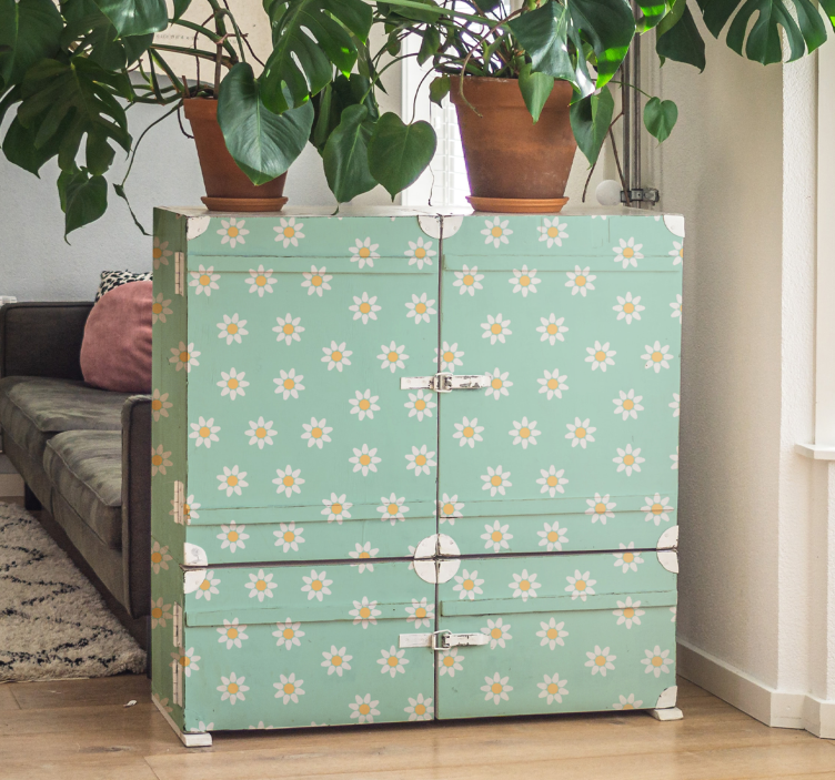 Okleina meblowa Kwiaty rumianku - TenStickers