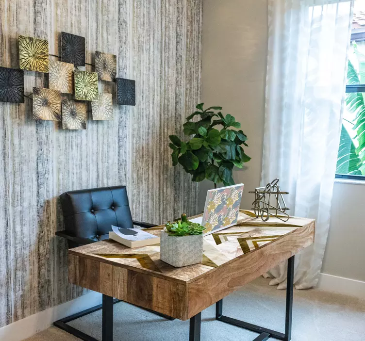 Naklejka na laptopa botaniczne wzory liści - TenStickers