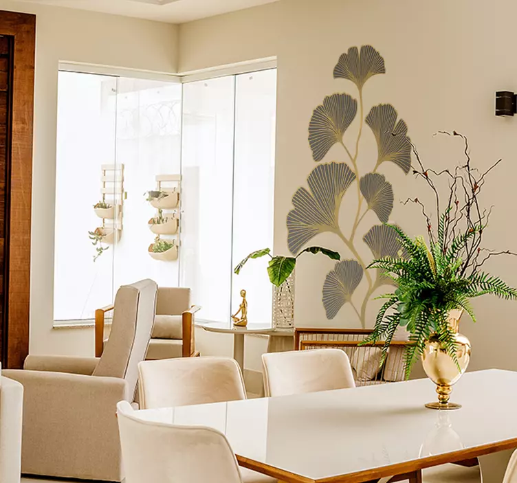 Naklejka na ścianę miłorząb - TenStickers