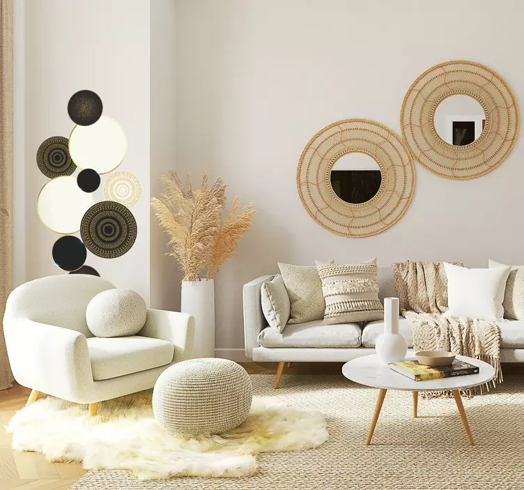 Ozdoby na ścianę glamour - TenStickers