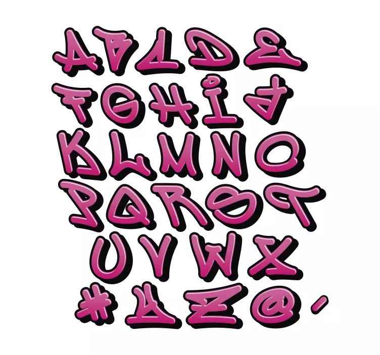 Naklejka graffiti dla dziewcząt - TenStickers