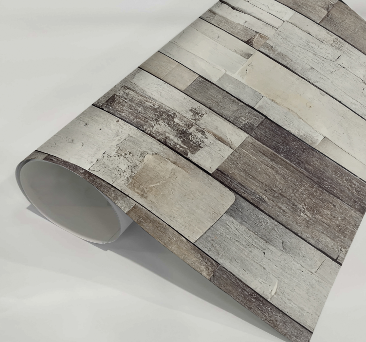 Naklejka meblowa jasne starzejące się drewno - TenStickers