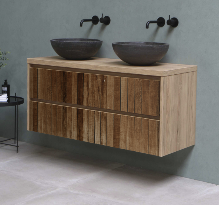 Naklejka meblowa listones de madera - TenStickers