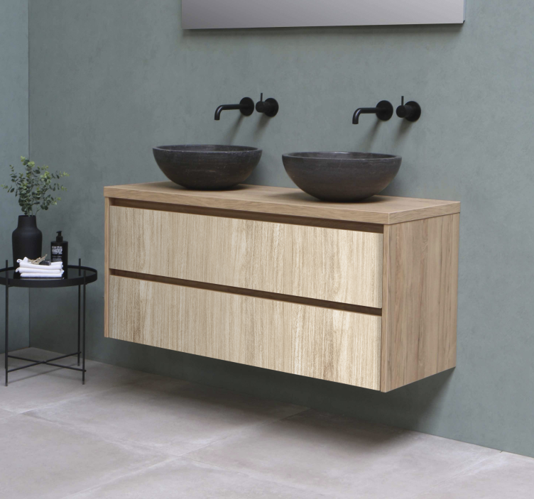 Folie samoprzylepne - Jasne drewno - TenStickers