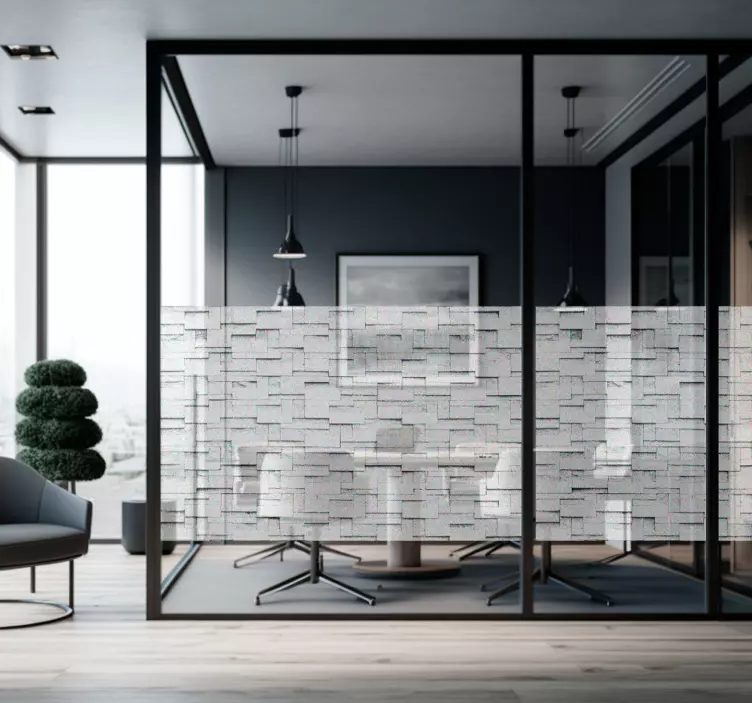 Naklejka na okno translucido tekstura - TenStickers