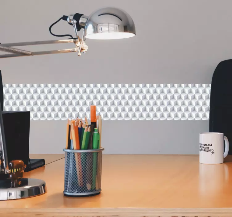 Naklejka na ścianę szlaczki 3d volant - TenStickers