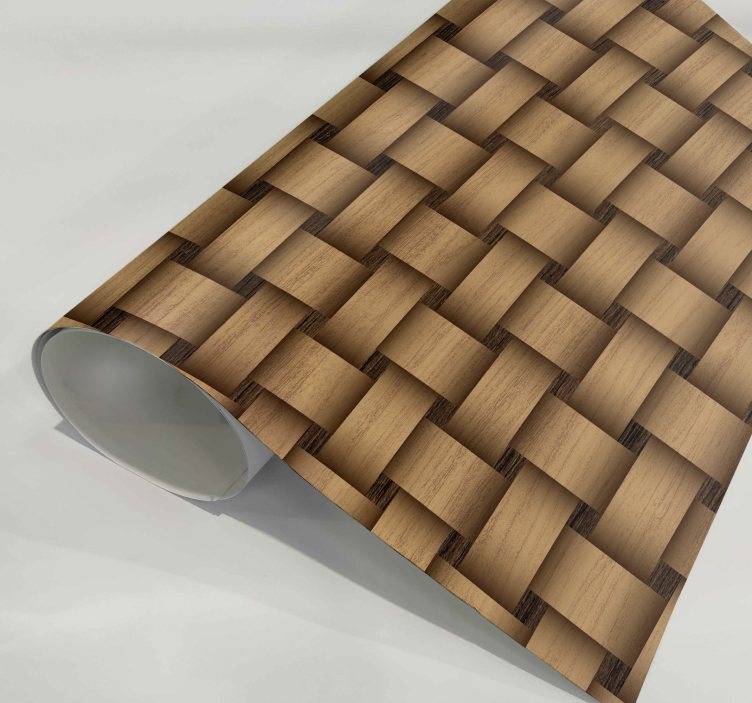 Naklejka meblowa drewno się łączy - TenStickers