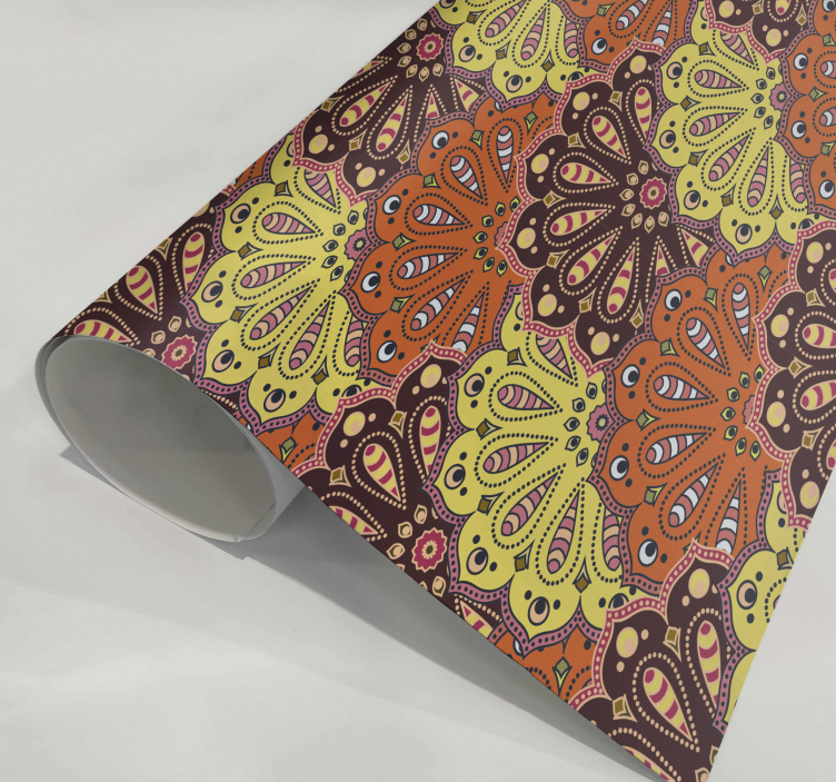 Naklejka do kuchni Mandala abstrakcyjny wzór - TenStickers