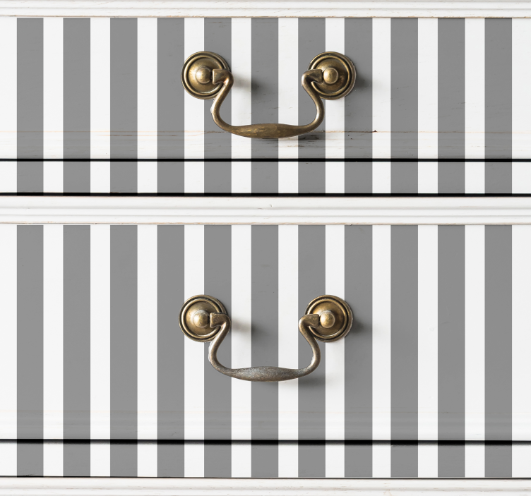 Okleina na meble pionowe pasy - TenStickers