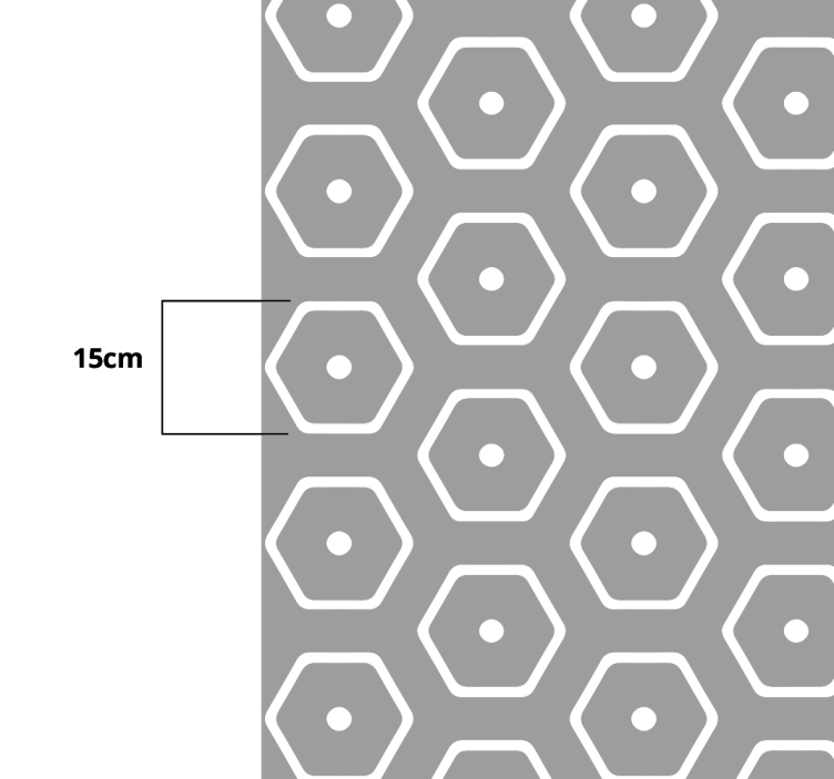 Naklejka na meble do salonu minimalistyczna geometria - TenStickers