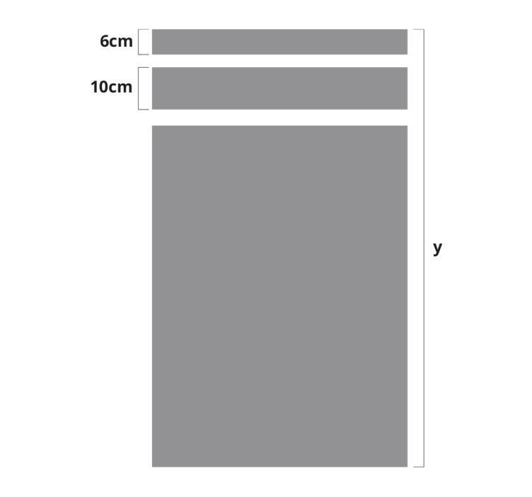 Naklejka ścienna linie Linie do drzwi - TenStickers