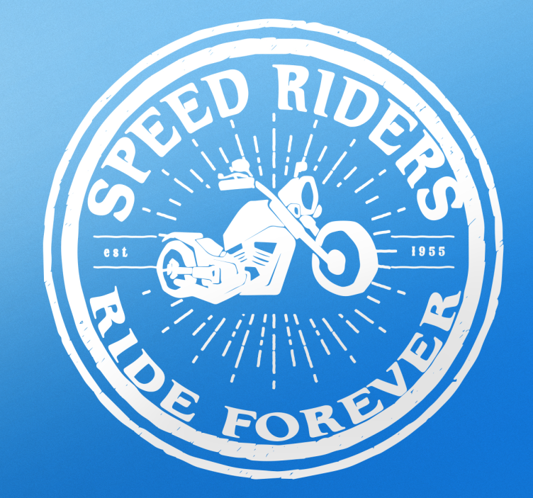 Naklejka Speed Rides Motocykl - TenStickers