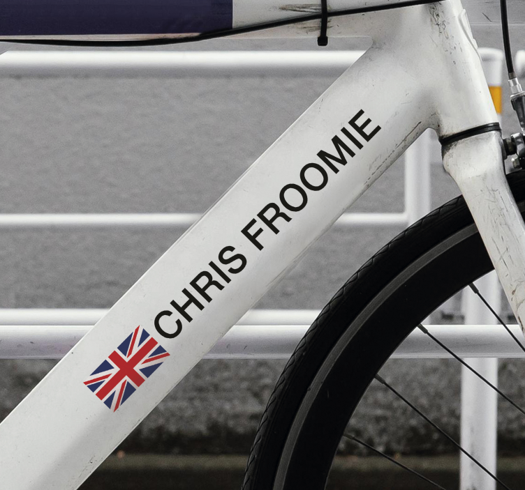 Naklejka na rower rower wyścigowy - TenStickers