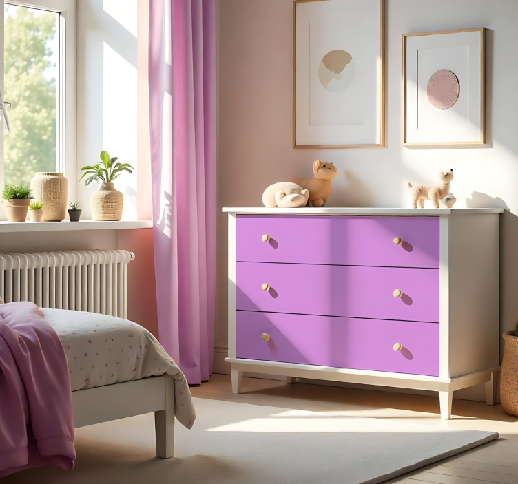 Folie samoprzylepne - Pudrowy róż - TenStickers