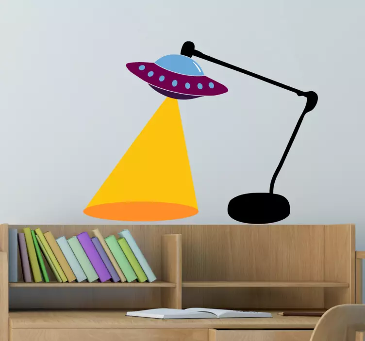 Dekoracja Lampa UFO - TenStickers