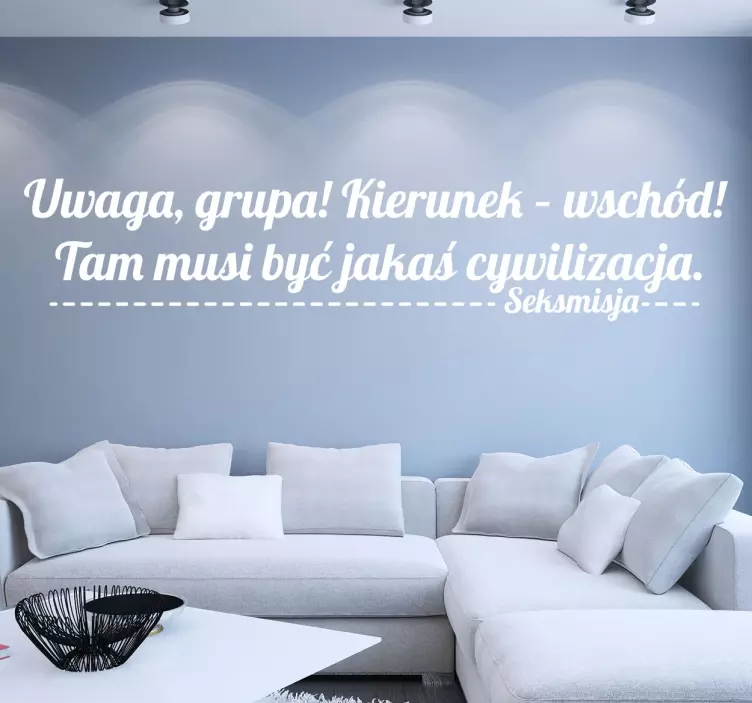 Dekoracja na ścianę Seksmisja - TenStickers