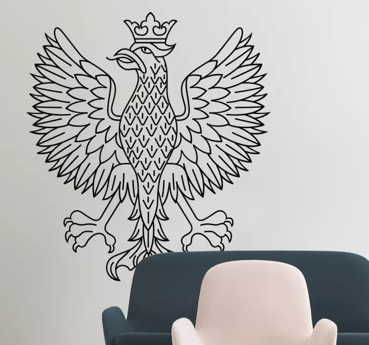 Dekoracja Ścienna Orzeł Godło - TenStickers