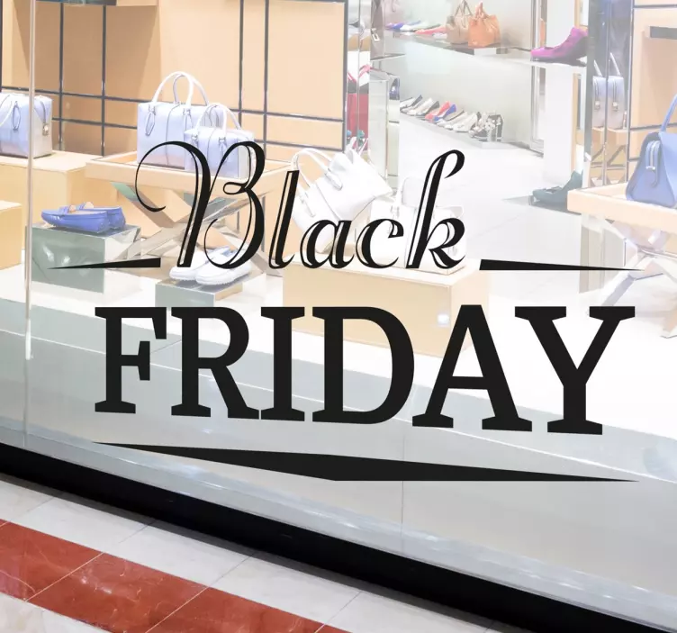 Elegancka naklejka Black Friday - TenStickers